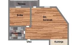 Trosoban stan, Novi Sad, Grbavica, prodaja, 47m2, 140520e, id1009715